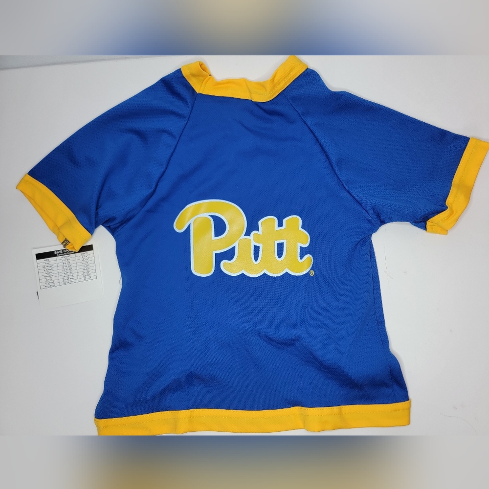 Pittsburgh All Star Dogs CostumeTshirt Blue size XL Blue Yellow 40-60 lbs NewTag